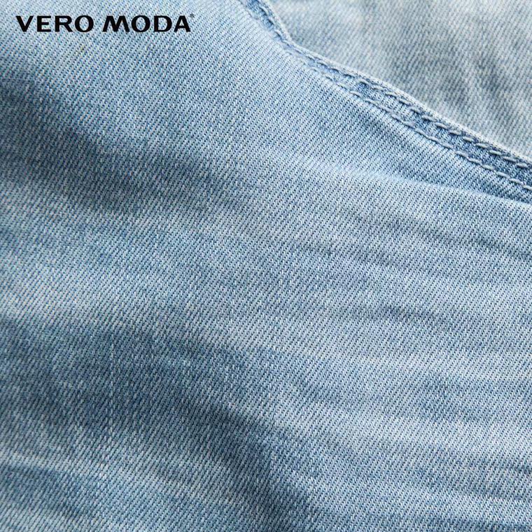 5折Vero Moda高含棉修身牛仔连衣裙|315242008