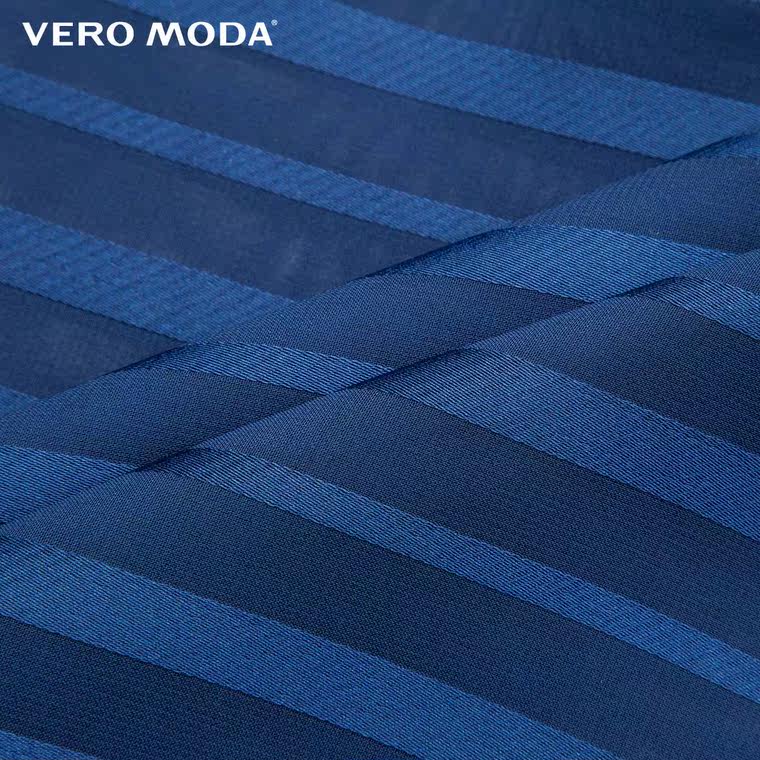 Vero Moda透视砂质条纹蝙蝠两件套T恤|315241006