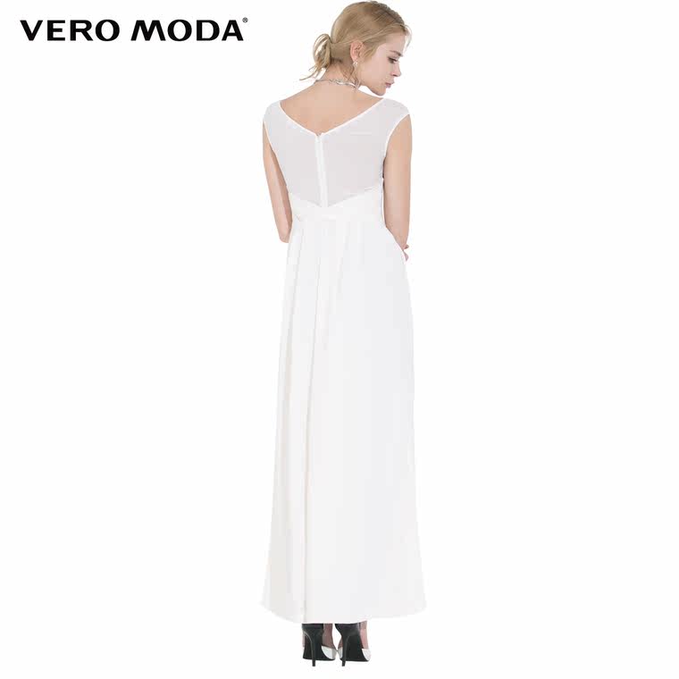 Vero Moda礼服款超大阔腿深V连身裤|315244009