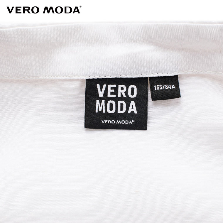Vero Moda肌理感七分蝙蝠袖宽松衬衫|315231004