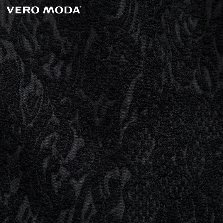 【用券减40元】Vero Moda奢华刺绣压褶A字半身裙|315316024