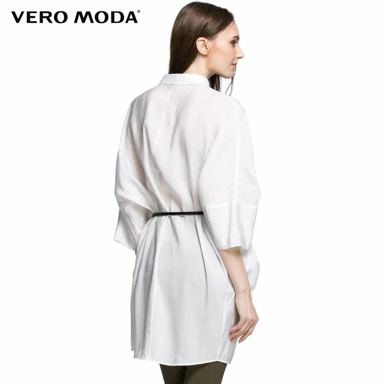 Vero Moda舒适针织面料宽松版型个性蝙蝠袖衬衫|315331009