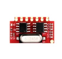 Radio reception module with decoding serial port output