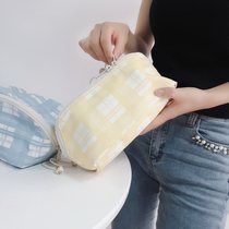 The storage bag rectangular makeup artist special-looking Korean 2021 new high-end atmosphere exquisite portable