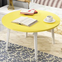 Balcony Folding Small Table Bedroom Sitting Dins Carpet on Dining Table Dwarf Minimalist Modern Floating Window Round Table