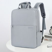 Double shoulder computer bag suitable for Xiaomi Huawei Apple Dell Dell Huo Lenovo charging backpack 15 inch 13 3 inch 16 1 inch male and female 14 notebook PC Double shoulder bag 15 6 Business travel bag