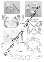 Fancy drawing heat shrink sheet drawing laser black and white printing flower drawing single-sided printing (single shot not issued) chain 1