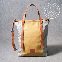 Lewhisper Everyday series Multi-purpose shoulder oblique cross portable canvas shopping bag Tote bag Commuter bag