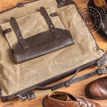 LeWhisper Traveler Series Original Business Travel One-Shoulder Hand Hand Dress Suit Collection Bag Travel Bag