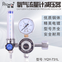 YQY-731L with flow meter oxygen pressure reducer 0-25L min All copper series regulating valve pressure reducing valve experiment