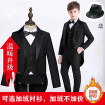 children's tuxedo boys' suit three piece set violin piano performance host suit england