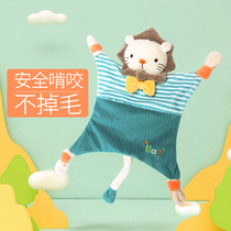 The baby can enter the sleep doll baby sleep artifact appease the doll plush nibble bite toy Simba