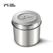 British Burning Magic 304 stainless steel protein nutrition powder box fitness portable tonic tank split small box medicine box