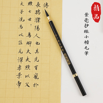 Zi Hou Xiao Kai brush Wolf Hou Jang Mao Mao Bo Xiao Kai Pen calligraphy Chinese painting professional grade set medium copy of the thin gold body special running book small Hook pen beginner writing pen