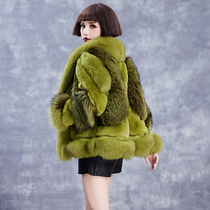 AUNR original designer fox fur coat fashion young 2022 new otter rabbit fur fur