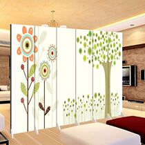 Cartoon cute folding screen partition fashion living room entrance childrens kindergarten training YY anchor background wall