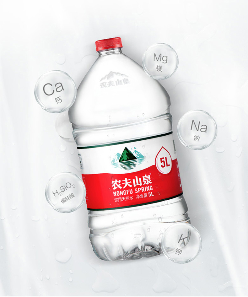 农夫山泉矿泉水380ml/550ml/1.5l/4l/12升大桶装水整箱小瓶多规格