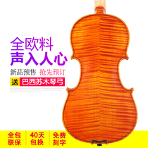 Steiner plays handmade violins from all over Europe professional children adults beginners tiger pattern sv800