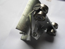 Cable pulley Cable pulley Flat wire car C40 stainless steel C-shaped steel track Cable slide guide rail