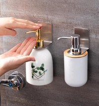 Foam facial cleanser wall mount Multi-function kitchen thickening door elevator entrance shelf Household hand disinfectant bathroom