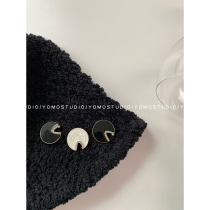 YOMOSTUDIO Xiaoxiang fashion point oil metal button fish mouth drill suit coat sweater women decorative button