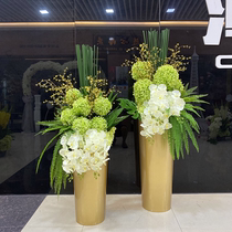 Hotel revolving door window simulation flower fake flower welcome lobby Hall shopping room living room flower arrangement decoration floral art