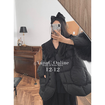 Money Mercy West White Duck Suede Short pocket Down jacket Woman Light Slim Design Sensation Small Crowdcoat 2021 Winter New