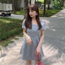 za floral dress small daisy rouje goddess fan new bellflower first love forest French niche light cooked style