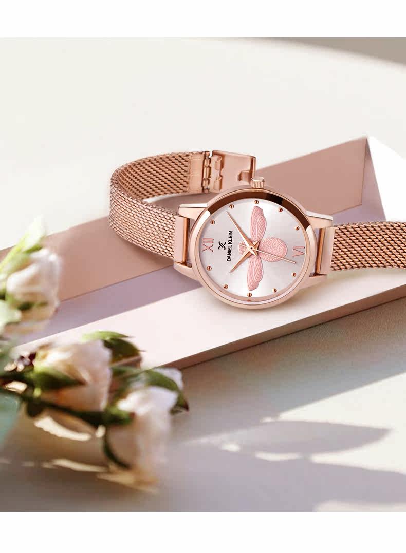 danielklein进口女士手表dk小蜜蜂dw简约礼物石英腕表ob小众手表_凯米