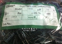 Special price electrolytic capacitor Full series 16V1000UF 10V1000UF Dimensions 10 * 16 16 pack of 500