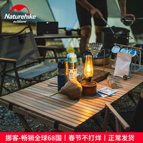 Naturehike moved customers outside the solid wood omelet table Portable folding table BARBECUE camping camping picnic small table