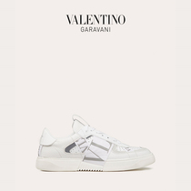 VALENTINO VALENTINO GARAVANI Mens White VL7N Calfskin Strap Sneakers