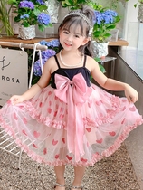 Baby foreign style strapless princess skirt summer children Lolita girl net red three and a half years old lolita skirt