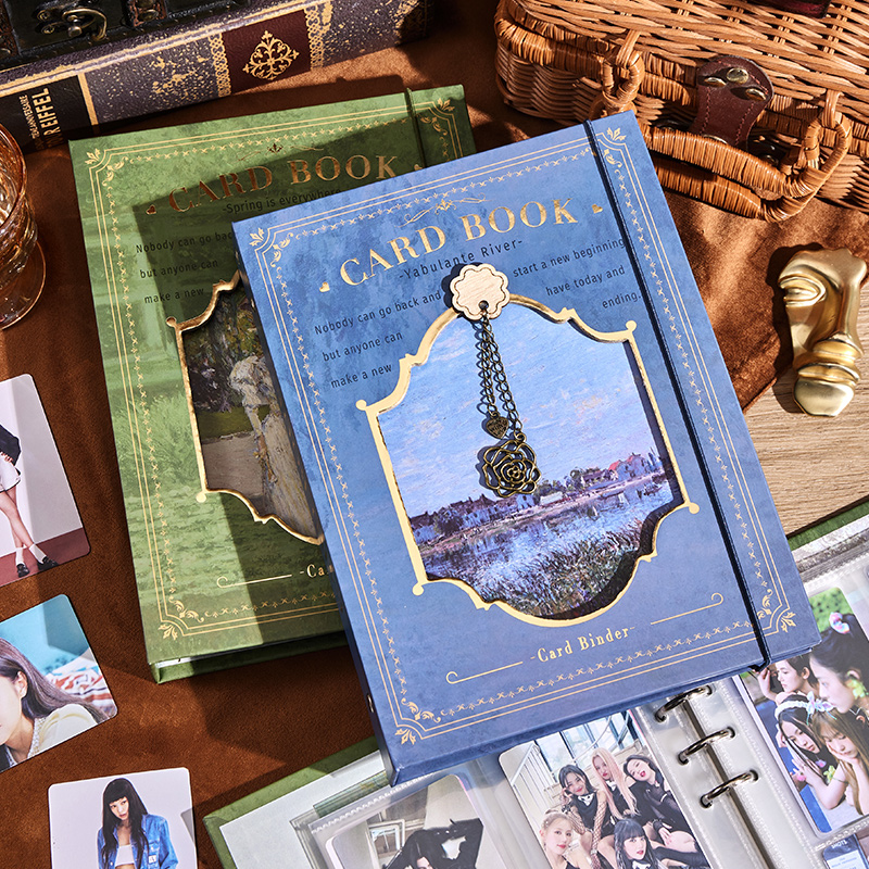 a5 card book chasing star collection cards collection of cards 3 inches 4 inches Love Bean Album Small Card Collection Letdown LETTER ALBUM a4 NINE-NINE-NINE-PALACE LATTICE PHOTO ALBUM Inside Page Four Palace Glam Photo Album-Taobao