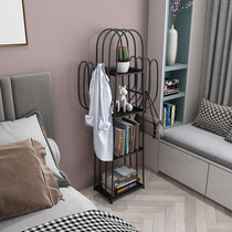 Cloister shelving clothes hanger floor Home iron art hanging hanger bedroom modern minimalist clothing containing clothes rack