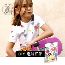 Clear Cabin OMY Clothes Shoes Furniture Items Decoration Stickers Letters Clothing DIY Fun Cups Cartoon Prints