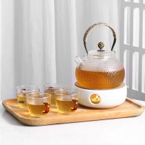 Japan Import M U J E Glass Bubble Teapot Household High Temperature Resistant Lifting Beam Pot Heating Boiling Water Flowers Teapot Special