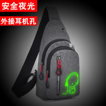 ins chest bag slanted satchel male sport new street trend hip hop lovers chest bag woman single shoulder phone small backpack