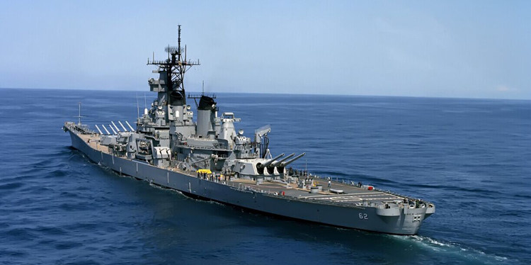 包邮 小号手(三角)拼装军舰模型 1/350新泽西号战列舰 80603