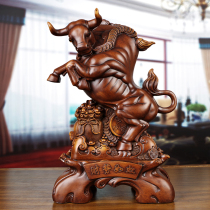 Zodiac cattle crafts ornaments Zhaocai Feng Shui Office boss desktop decoration shop company opening gift