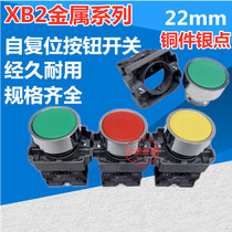 XB2-BA31 BA42 Push button copper silver point flat head switch