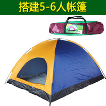 Outdoor multi-person large space 5-6 People 6-8 people 10 people beach camping rain-proof tent multi-person tent