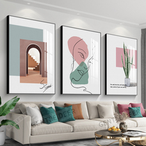 Abstract art living room decoration painting modern minimalist sofa background wall hanging painting Creative geometric Nordic wall painting mural