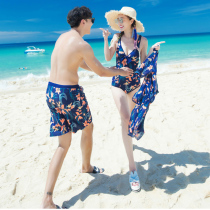 Couple swimsuit set sexy Korean new belly cover swimsuit female conservative seaside beach honeymoon couple swimsuit