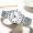 B-559 Women's Silver Shell White Face Steel Strip