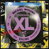 American DAddario Dadario EXL 190 Nickel 40-100 custom BASS string