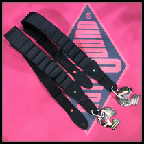 MONO M80-BTY-BLK S L folk electric guitar electric bass strap charm black imitation shark skin