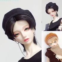 BJD Doll hat octagonal hat 6 points 4 points Giant Baby 3 points Uncle Big Girl black and white Pink Blue MiuCat Meow spot