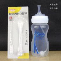  Wide mouth conversion straw replacement fit Dr Brown Love Baby bottle 150 270 accessories soft mouth