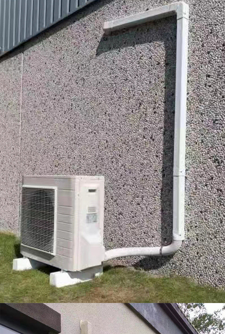 挂机空调管装饰遮挡美化套管白色pvc空调包管子管道管槽保护75*65